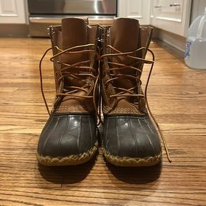 L.L. Bean boots, women’s size 7, tan/brown